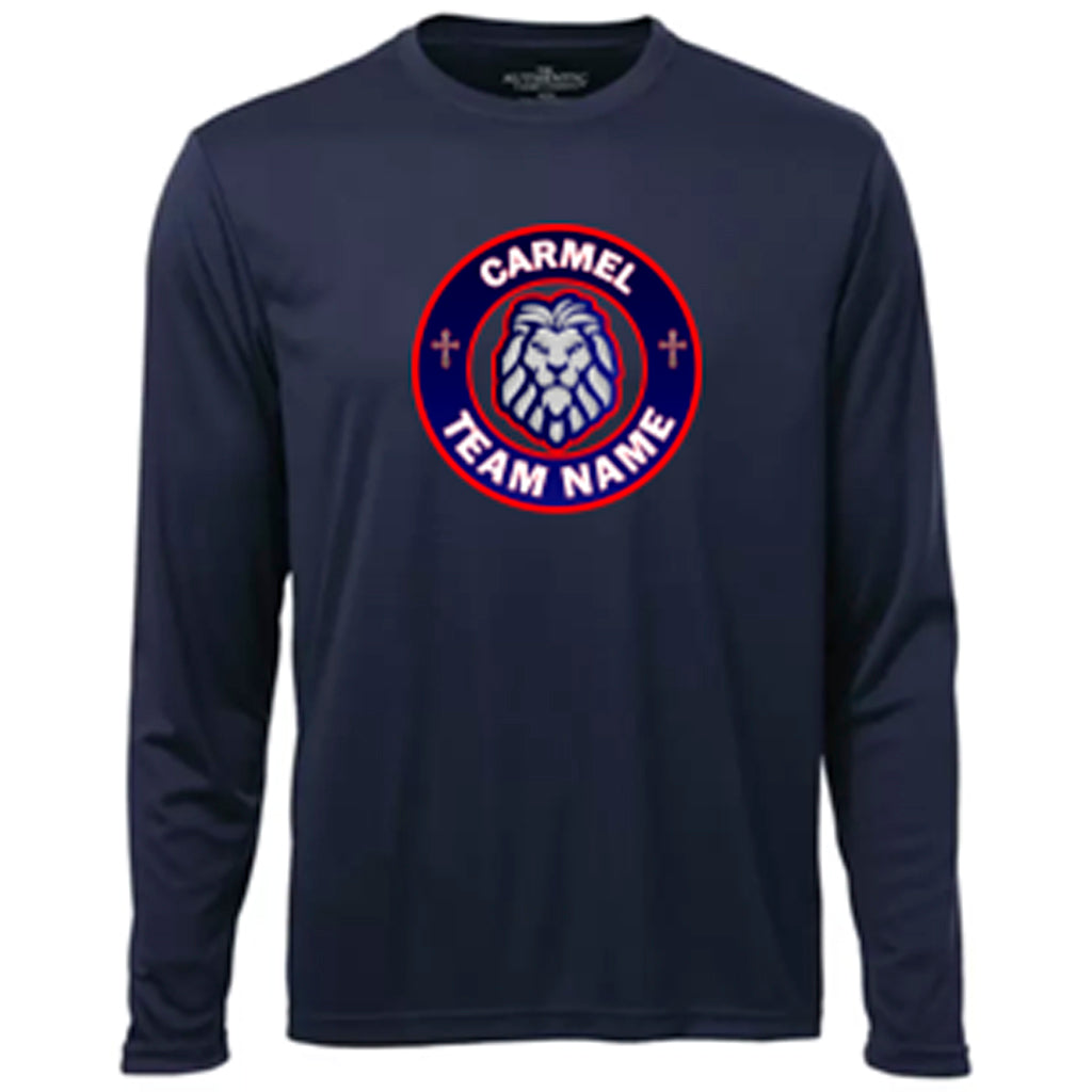 OLMC DRYFIT LONG SLEEVE LION LOGO (NAME CUSTOMIZABLE)