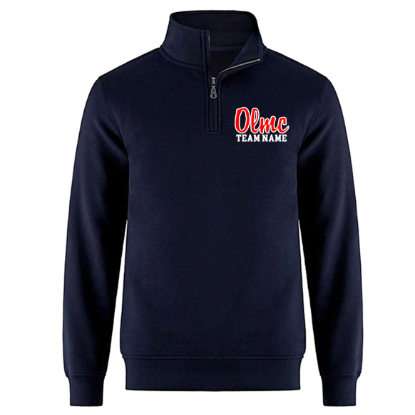 OLMC COTTON/POLYESTER 1/4 ZIP (NAME CUSTOMIZABLE)