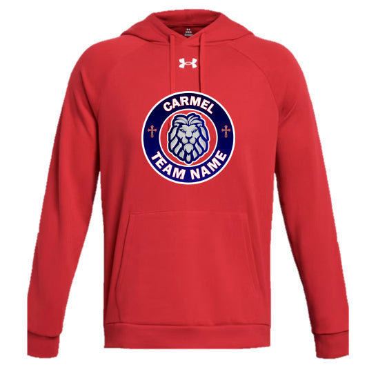 OLMC UNDER ARMOUR HOODIE LION LOGO (NAME CUSTOMIZABLE)