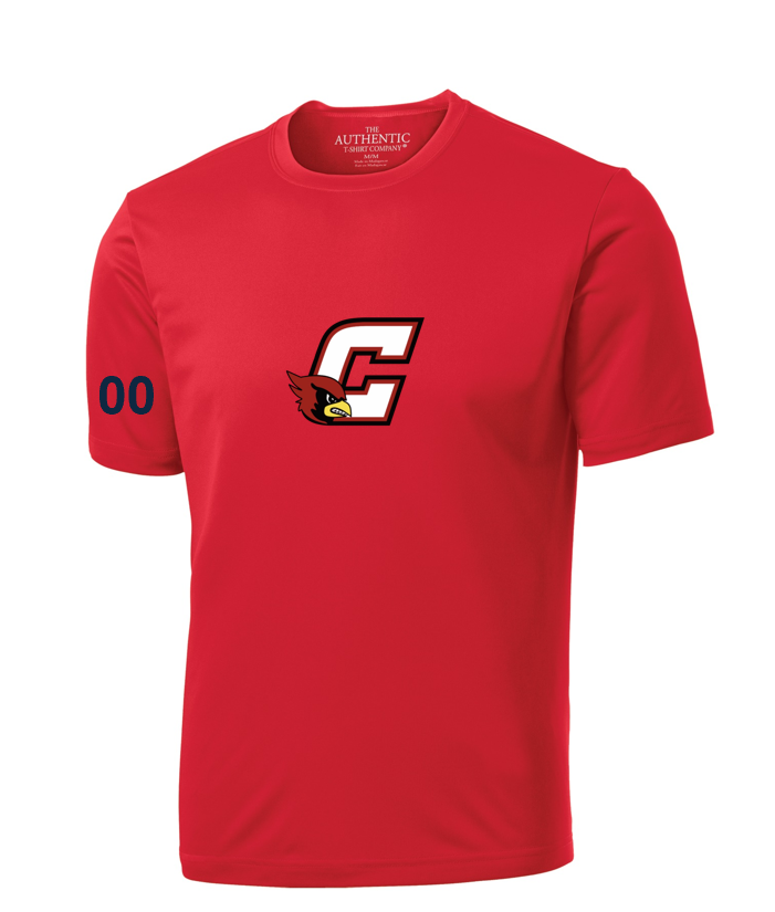 Caledon Cardinals Short Sleeve Performance Tee