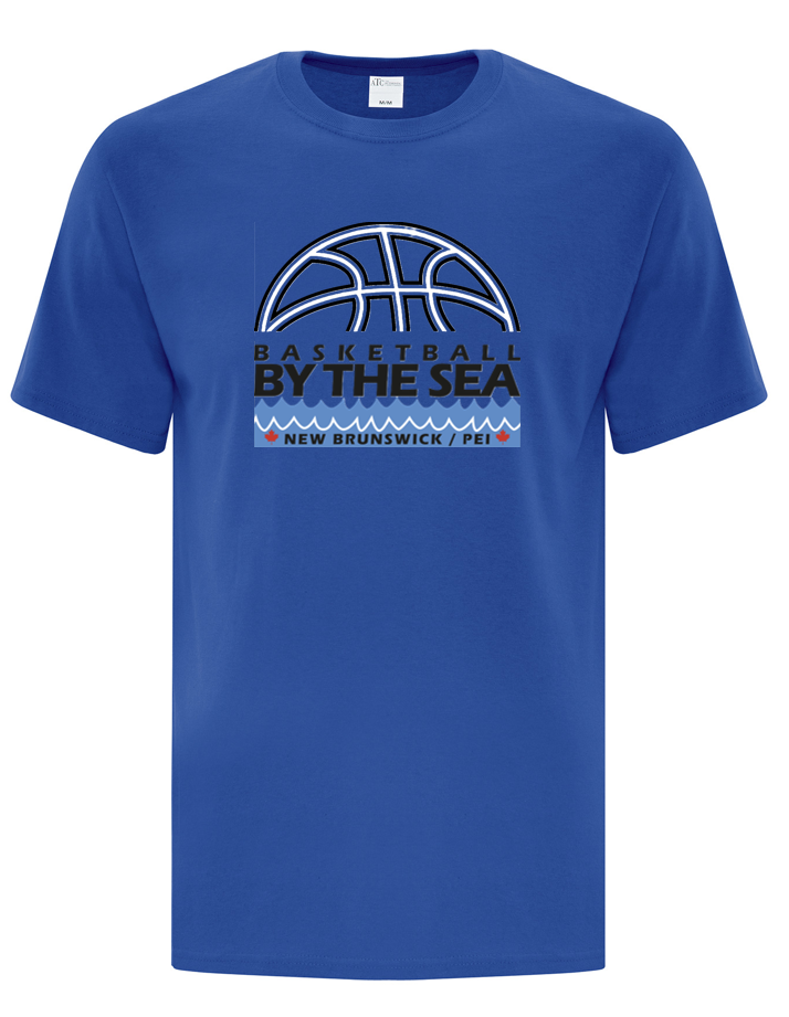 Basketball by the Sea Cotton Tee
