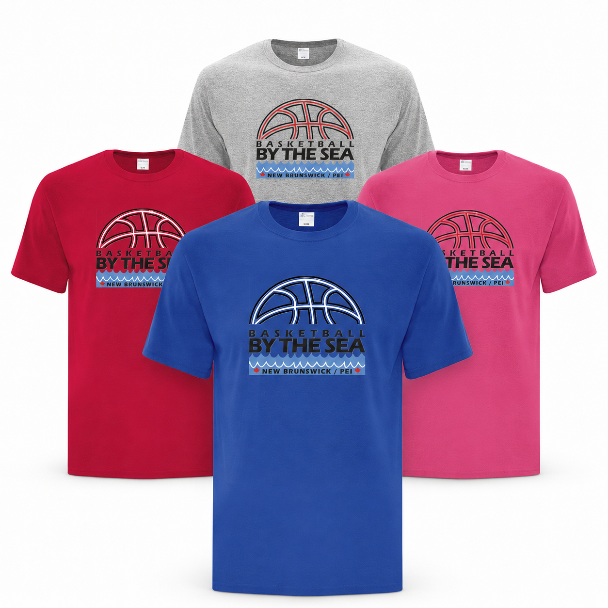 Basketball by the Sea Cotton Tee