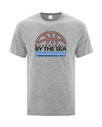 Basketball by the Sea Cotton Tee