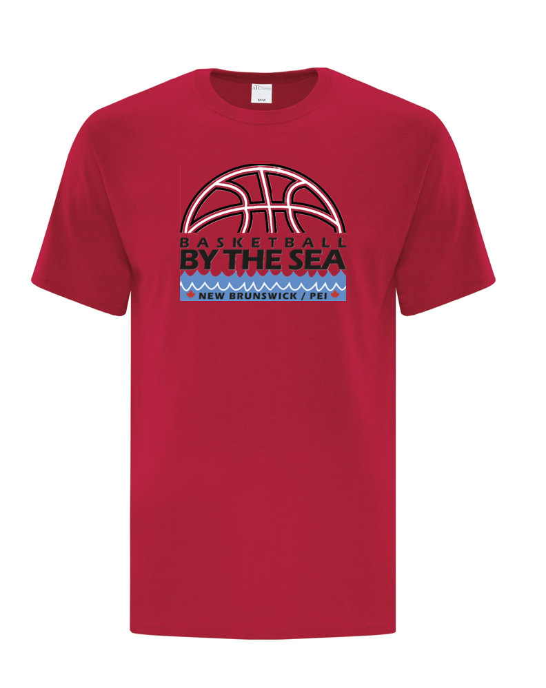 Basketball by the Sea Cotton Tee