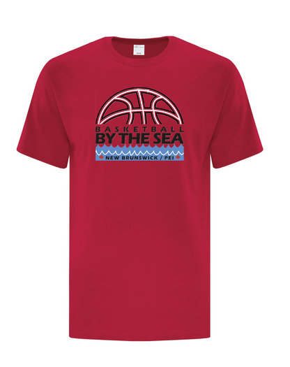 Basketball by the Sea Cotton Tee