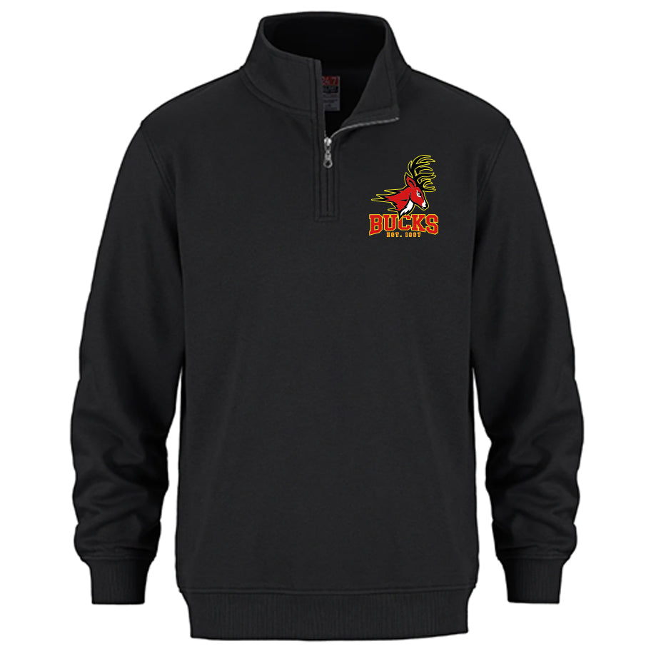 BUCKS 1/4 ZIP (2 Colours | Optional Arm Name)