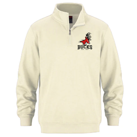 BUCKS 1/4 ZIP (2 Colours | Optional Arm Name)