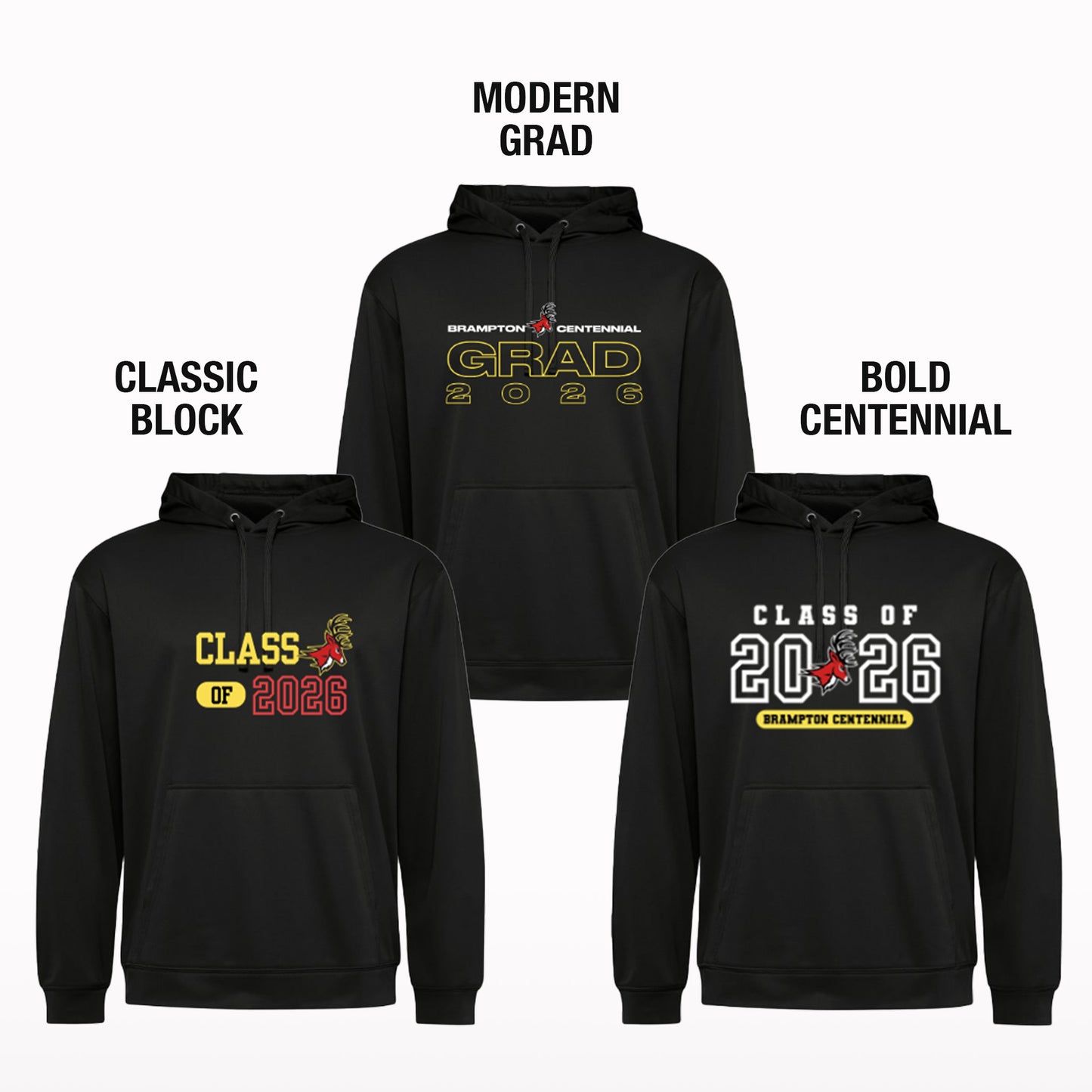 BRAMPTON CENTENNIAL GRAD Hoodie (3 Logo Options)
