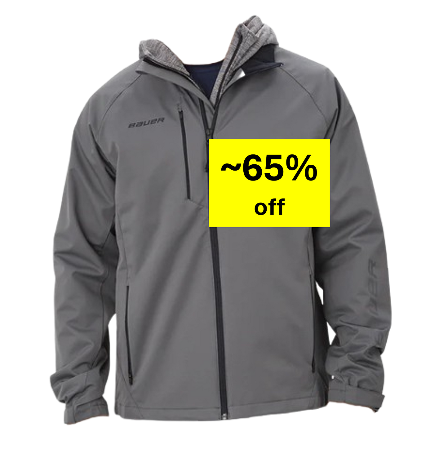 SUPER Clearance Bauer GREY Track Jacket