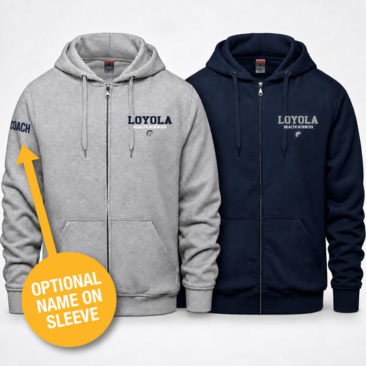 LOYOLA HEALTH SCIENCE FULL ZIP HOODIE