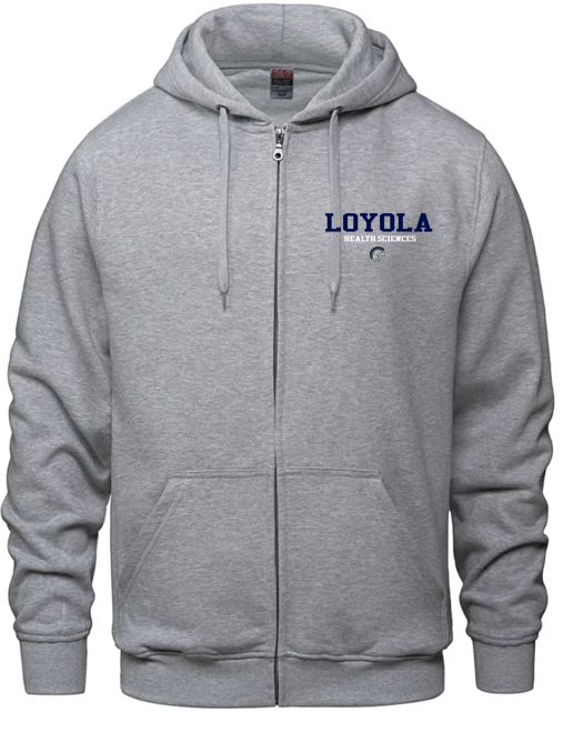 LOYOLA HEALTH SCIENCE FULL ZIP HOODIE