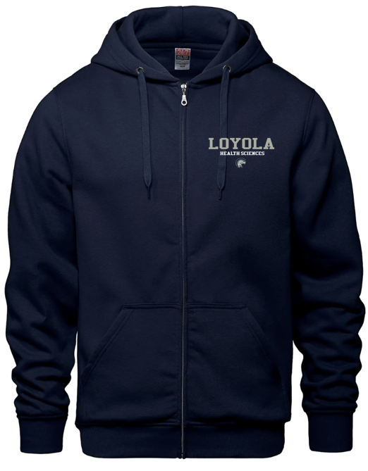 LOYOLA HEALTH SCIENCE FULL ZIP HOODIE
