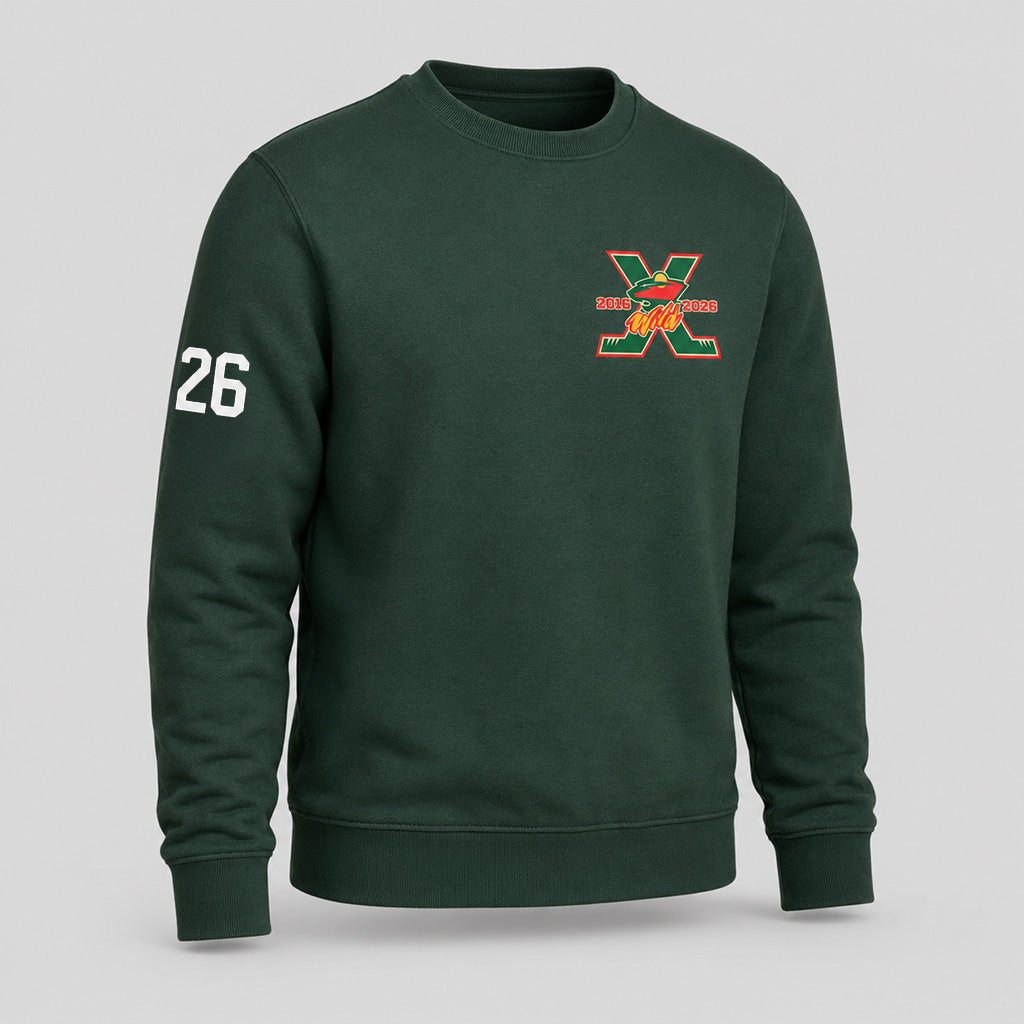 WILD 10TH ANNIVERSARY CREWNECK