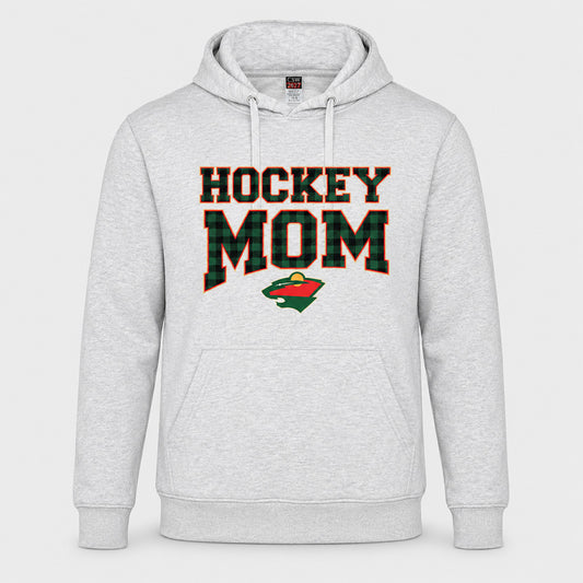 WILD MOM HOODIE PLAID