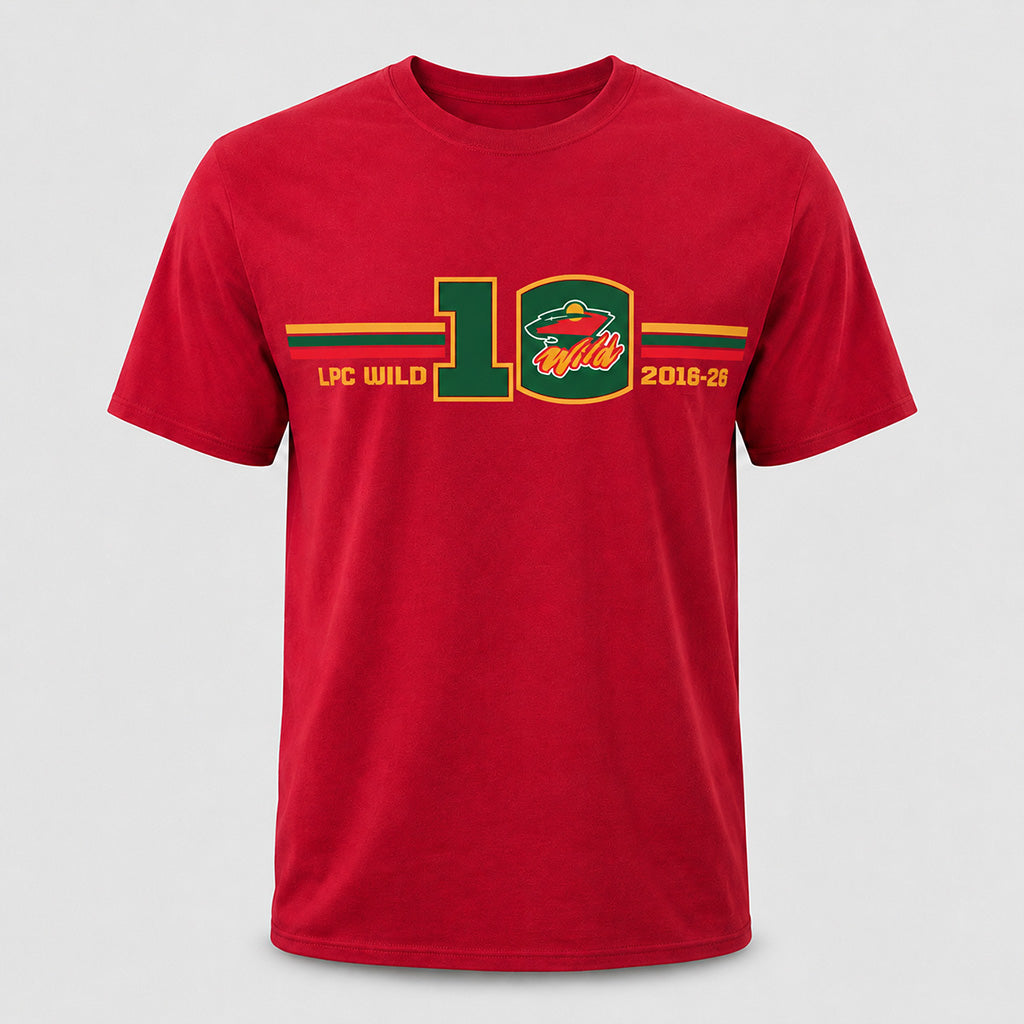 WILD SHORT SLEEVE TEE - RED