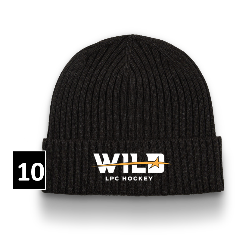 WILD RIBBED TOQUE - BLACK