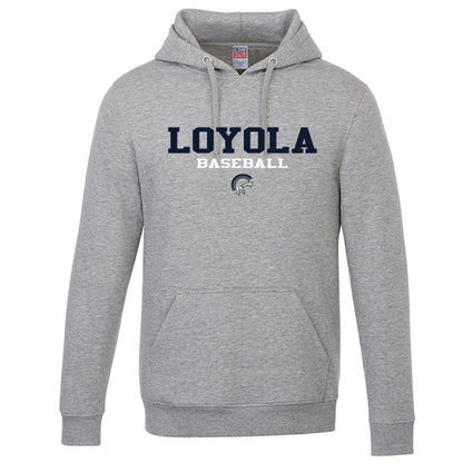 LOYOLA BASEBALL HOODIE (Embroidered)