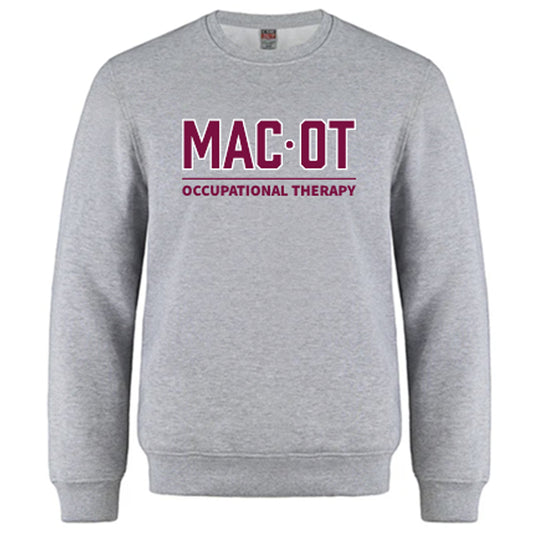 McMaster OT Crewneck Sweater (Twill/Embroidery) - Optional Arm Embr.
