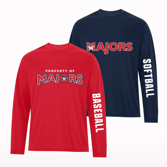 Majors Long Sleeve Cotton T-Shirt