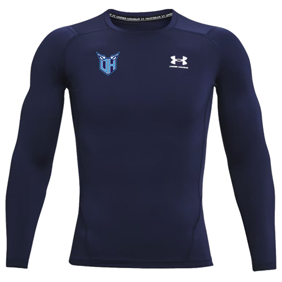 HAWKEYES UNDER ARMOUR LONG-S COMPRESSION SHIRT (player) Optional Player #