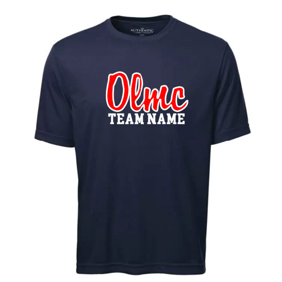 OLMC DRYFIT SHORT SLEEVE SCRIPT LOGO (NAME CUSTOMIZABLE)