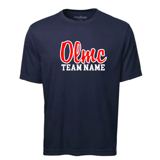 OLMC DRYFIT SHORT SLEEVE SCRIPT LOGO (NAME CUSTOMIZABLE)
