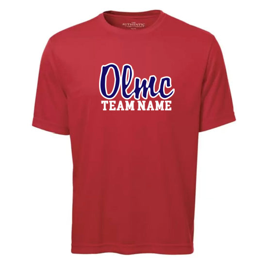 OLMC DRYFIT SHORT SLEEVE SCRIPT LOGO (NAME CUSTOMIZABLE)