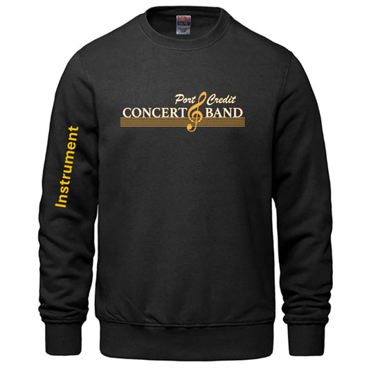 PCSS CONCERT BAND CREWNECK (optional band name on sleeve)