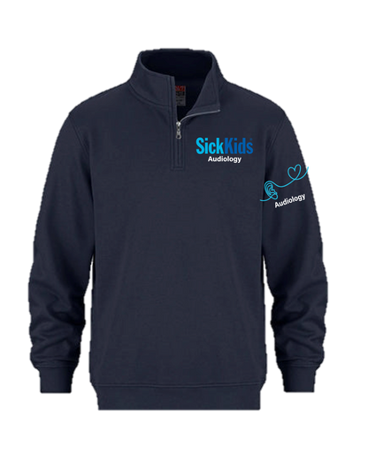 SickKids (Audiology) 1/4 Zip Pullover
