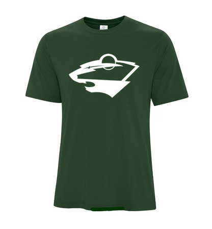 Short Sleeve Tee Shirt (Grey/Green) - Clearance