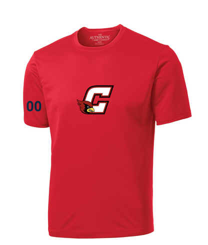 Caledon Cardinals Short Sleeve Performance Tee