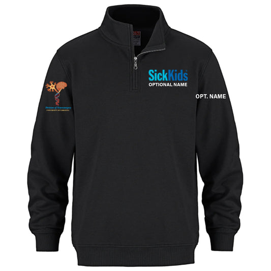 U of T Neurosurgery 1/4 Zip Cotton Hoodie (2 colours | Unisex)