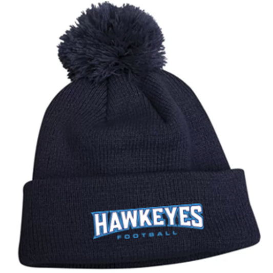 HAWKEYES NEW ERA TOQUE (player & fans!) Optional # (for Players)