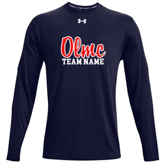 OLMC UNDER ARMOUR DRYFIT LONG SLEEVE SCRIPT LOGO (NAME CUSTOMIZABLE)