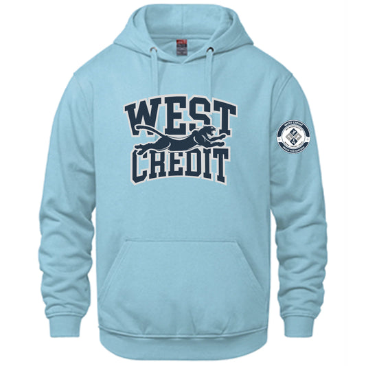 West Credit Hoodie (3 colour options) - Optional Arm Graphic + Sleeve Name