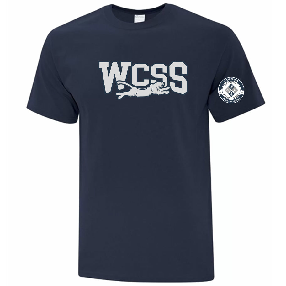 West Credit T-Shirt (3 colour options) - Optional Shoulder Graphic + Sleeve Name